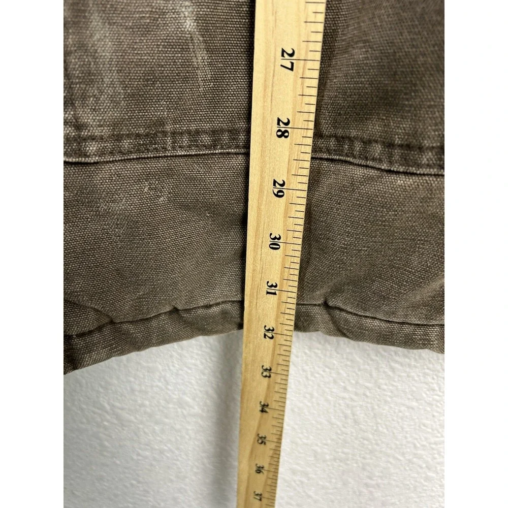 Vtg Carhartt Jacket Mens 2XL XXL Brown Duck Canvas Quilt Lined Chore Coat C26CHT - Picture 15 of 16
